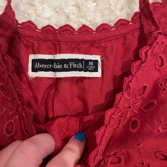 Abercrombie & Fitch Red Tank Top - Picture 2 of 3